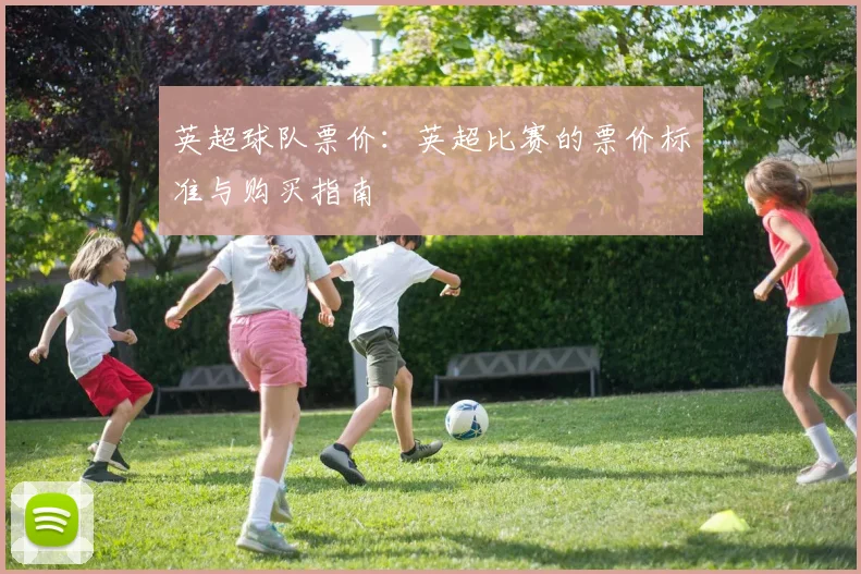 英超球队票价：英超比赛的票价标准与购买指南